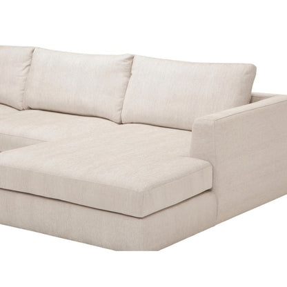 Cello Two-Piece Sectional with Right Arm Facing Chaise - Coda Beach