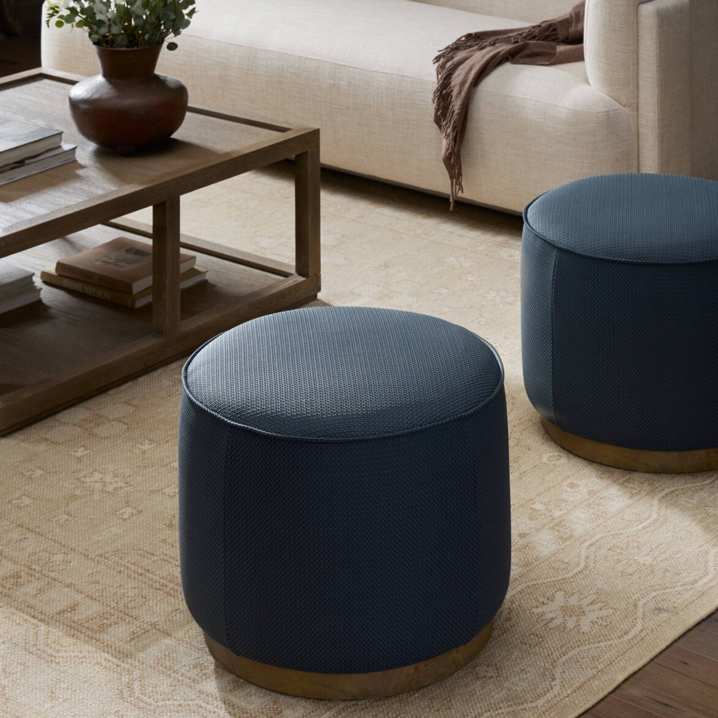 Sinclair Round Ottoman