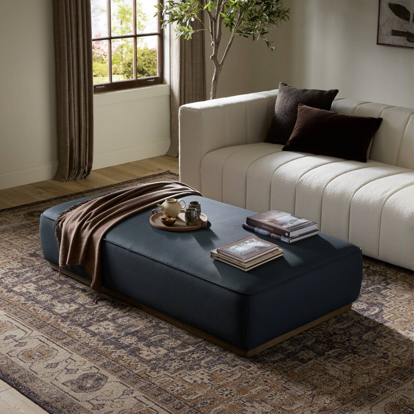 Sinclair Cocktail Ottoman