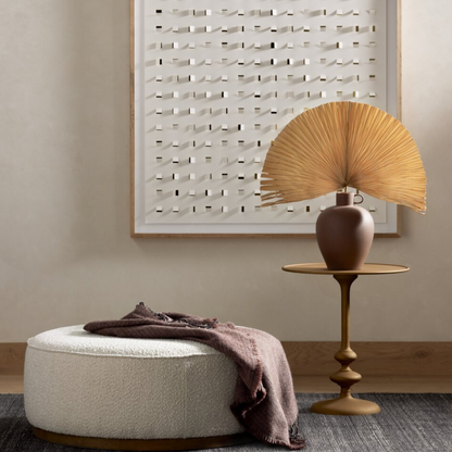 Sinclair Large Round Ottoman