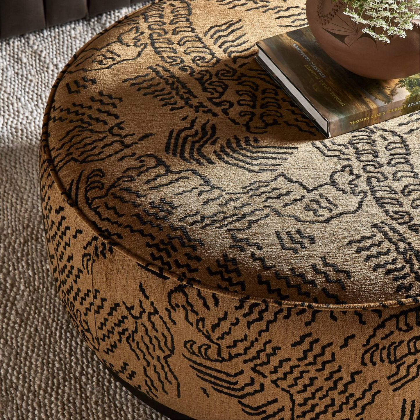 Sinclair Large Round Ottoman