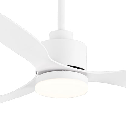 52 Inch LED Ceiling Fan with Lights Remote(3-Blade)