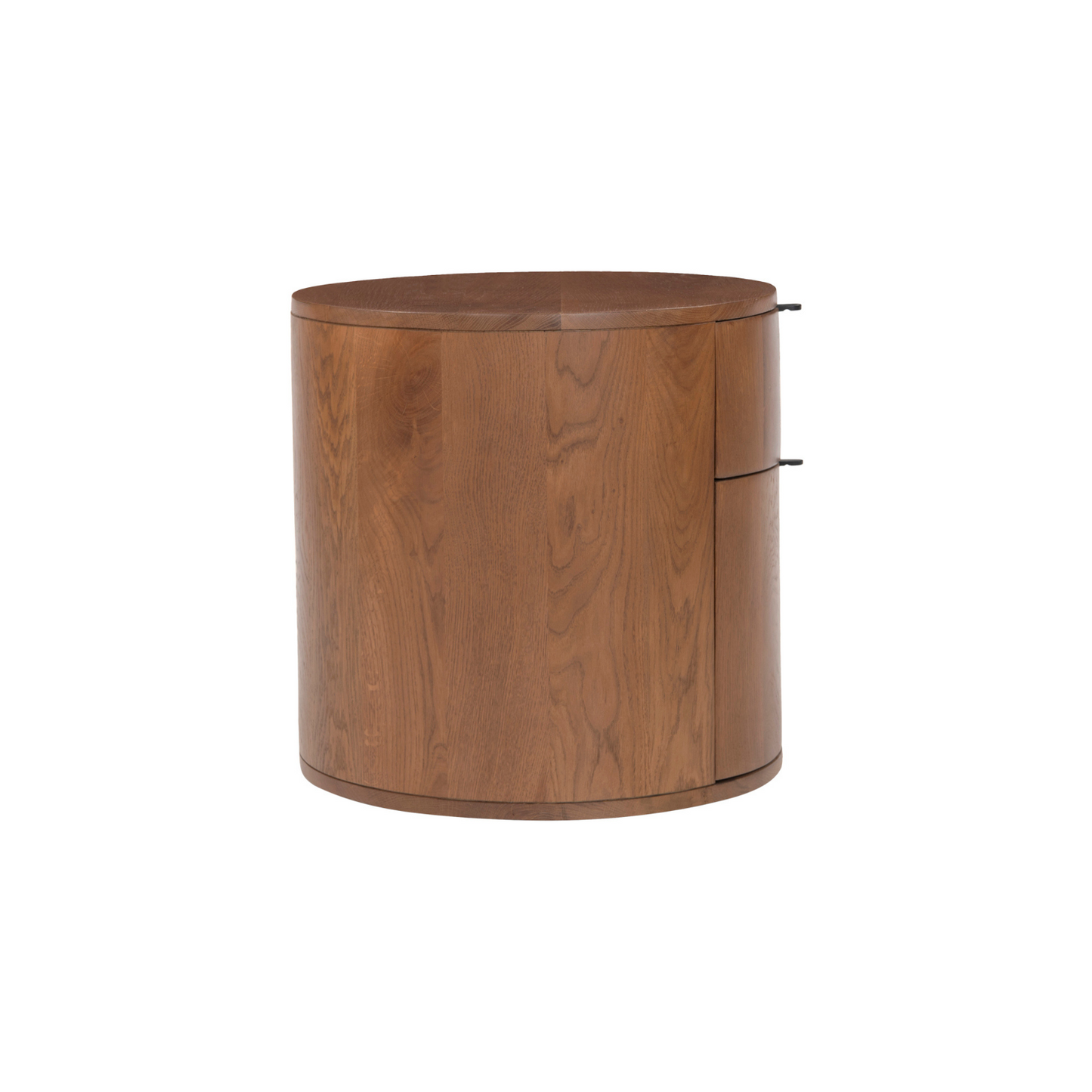 Niko Two Drawer Nightstand - Dark Oak