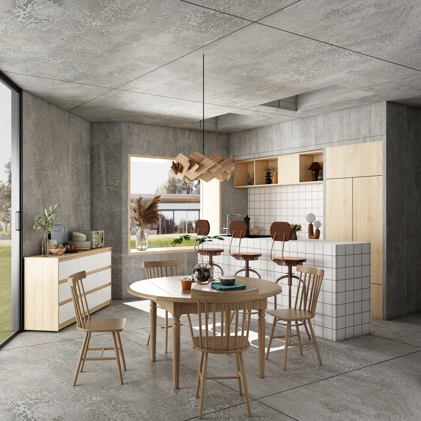 63W 9 Drawer Dresser Accent Dresser for Living Room Bedroom Chest