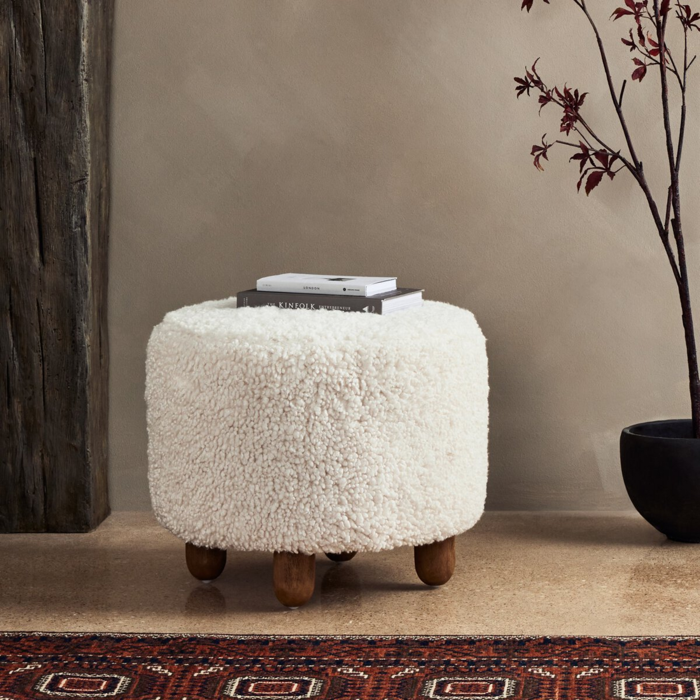 Aniston Round Ottoman
