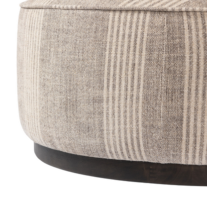 Sinclair Large Round Ottoman