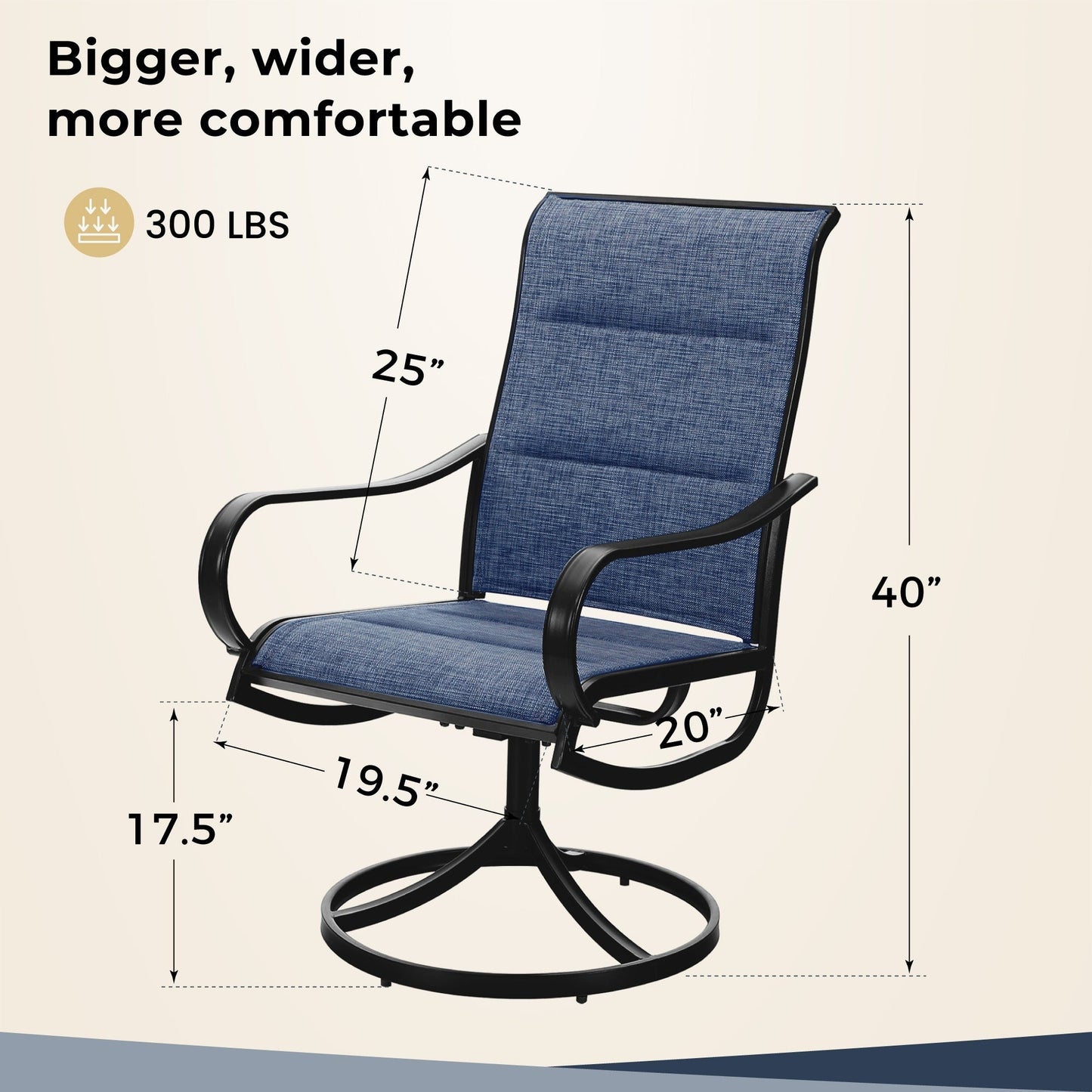 MAISON ARTS 8 PCS Patio Dining Set with 13ft Patio Umbrella