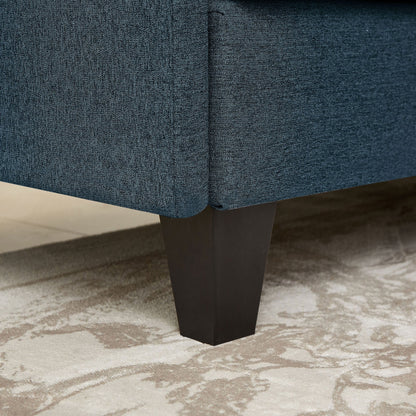 86.22 L Shaped Sectional Sofa with Side Storage Pockets