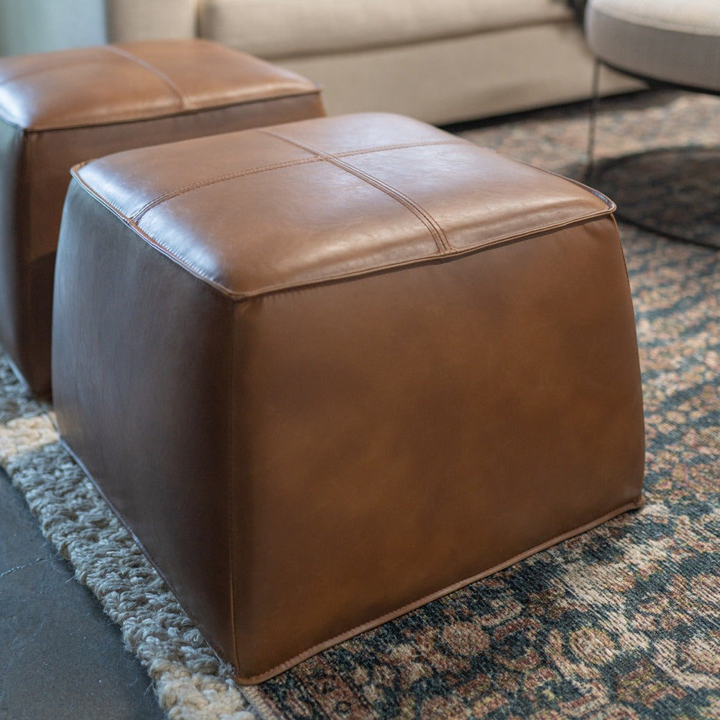 Aiden Ottoman / Tan