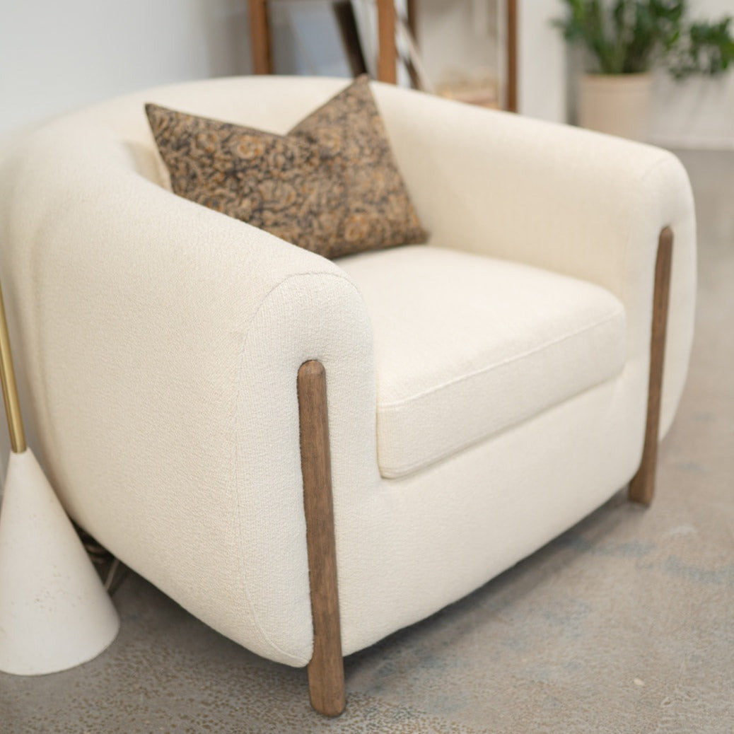 Lyon Armchair - Kerbey Ivory