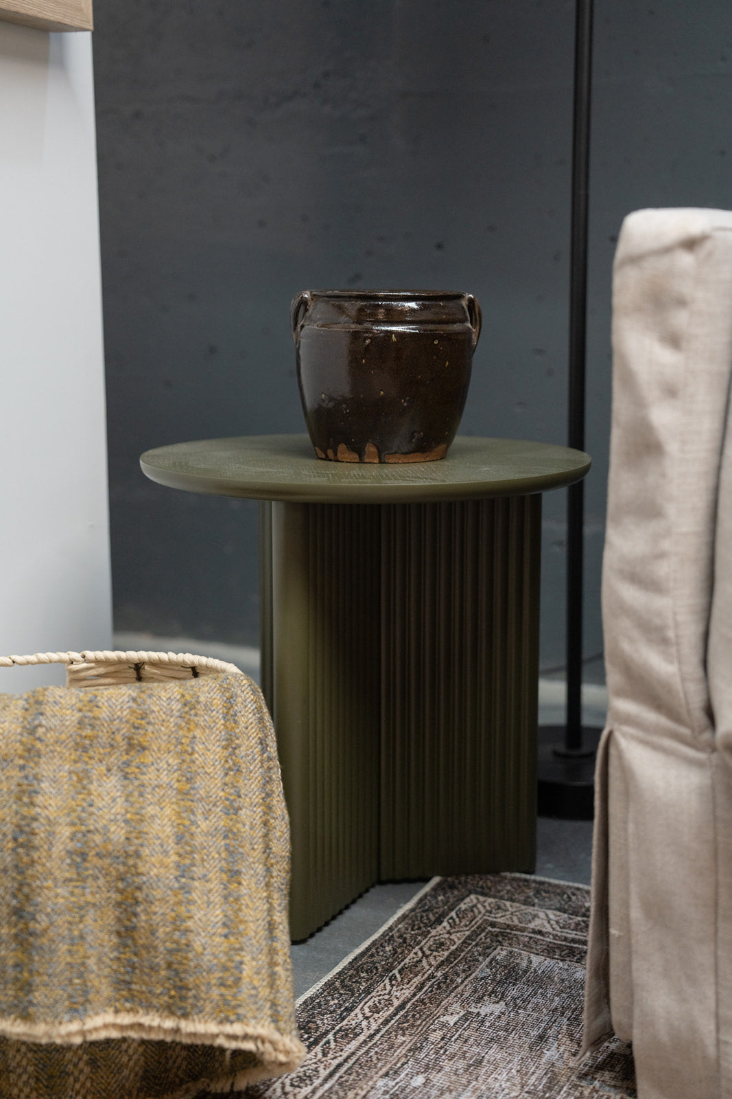 Gus* Modern Odeon End Table - Olive