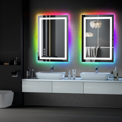 Anti-Fog RGB Backlit & LED Frontlit Bathroom Mirror