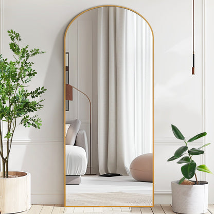 Dovelina Arched Full Length Floor Wall Mirror Standing Mirror