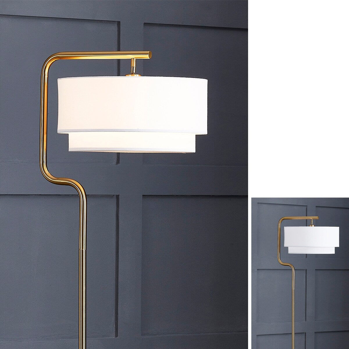 Aviate 63H Metal Floor Lamp