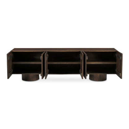 Hollis Media Unit Warm Brown