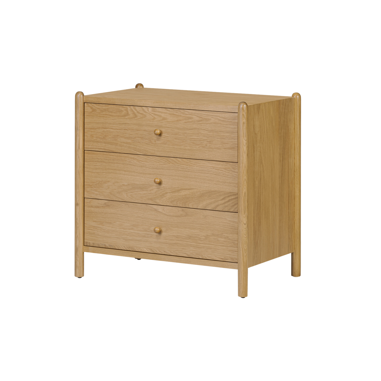 Bailey 3 Drawer Nightstand