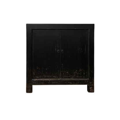 Billie Weathered Black Cabinet