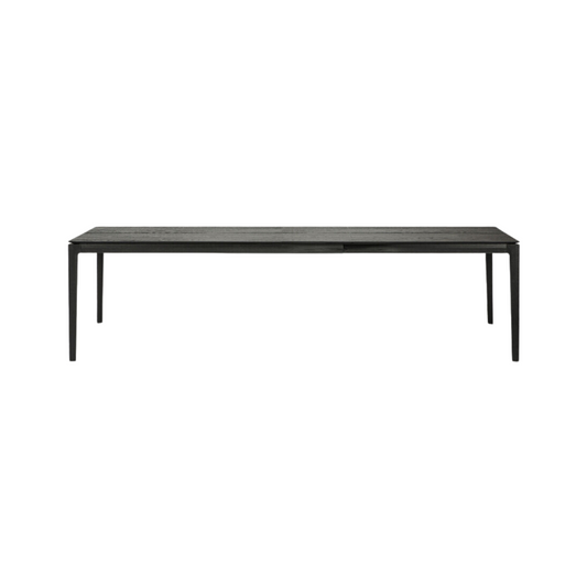 Bok Extendable Dining Table  - Rectangular Oak Black
