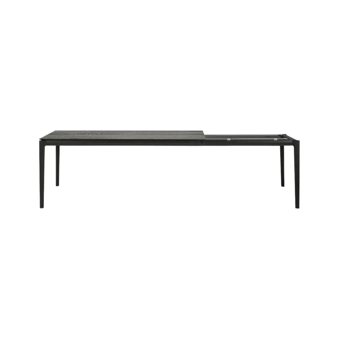 Bok Extendable Dining Table  - Rectangular Oak Black