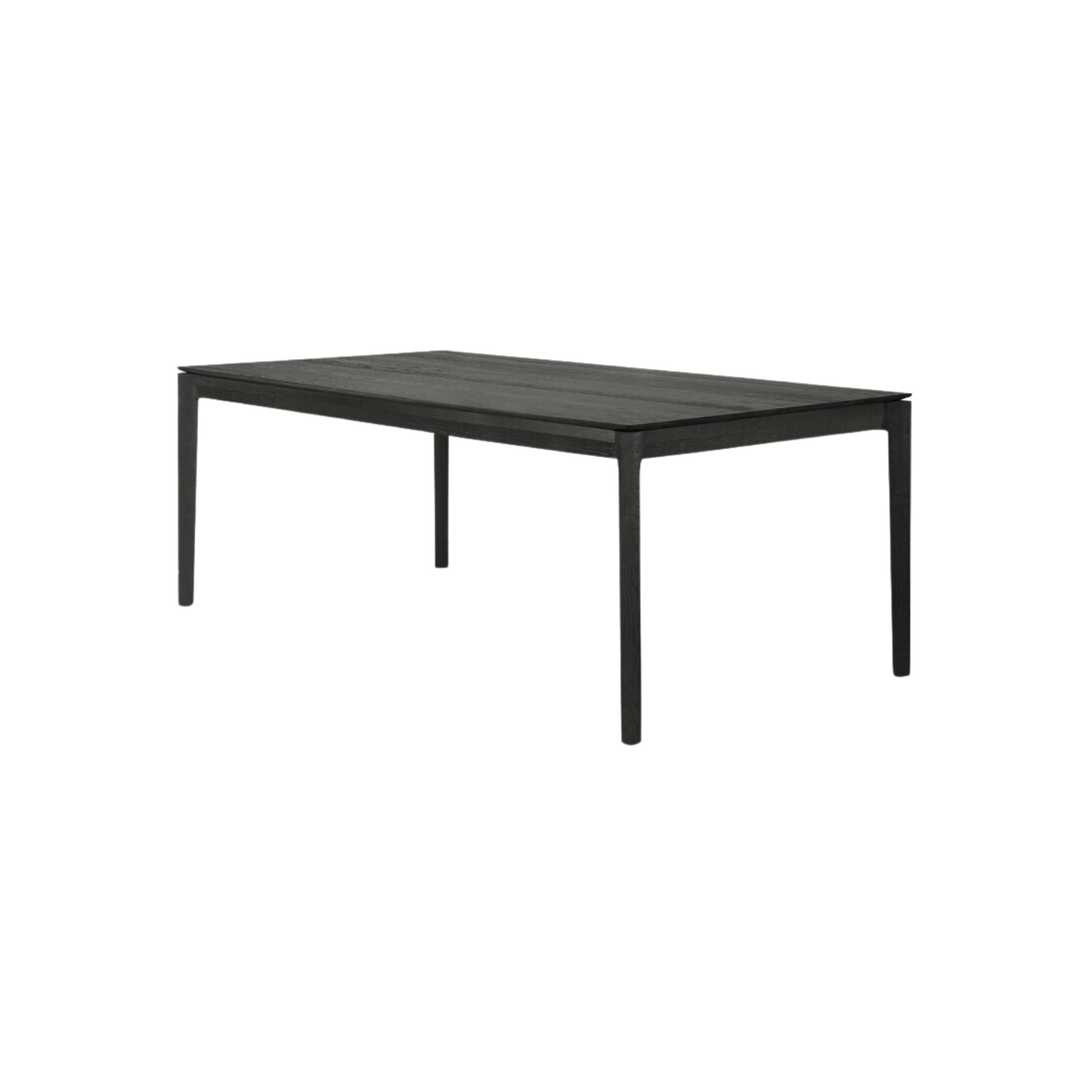 Bok Extendable Dining Table  - Rectangular Oak Black