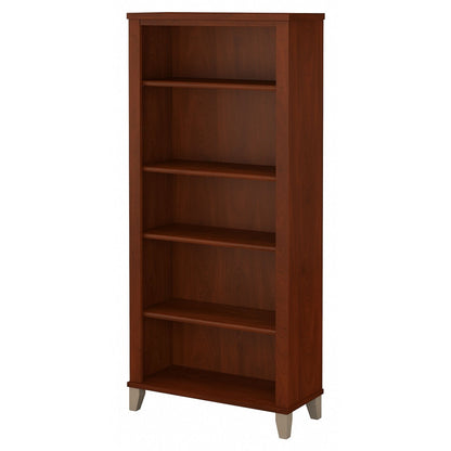 Bush Furniture Somerset Tall 5 Shelf Bookcase with Adjustable Shelves