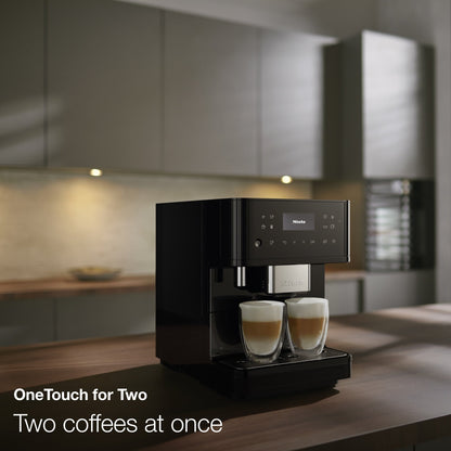 Miele CM 6160 MilkPerfection Countertop Coffee System- Obsidian black