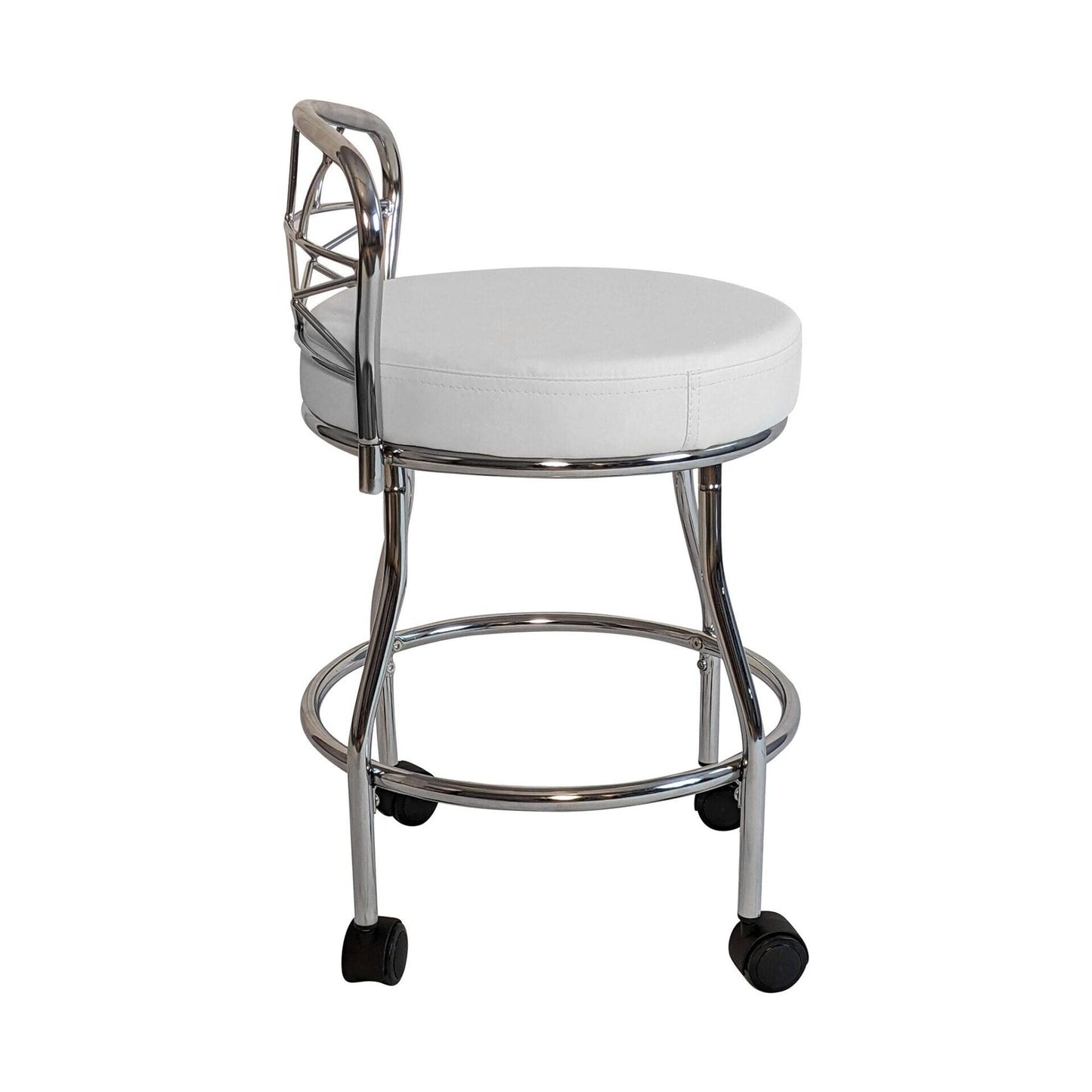Carolina Living Diana X-Back Vanity Stool with Casters