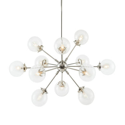 INK+IVY Paige 12-Light Chandelier with Oversized Globe Bulbs