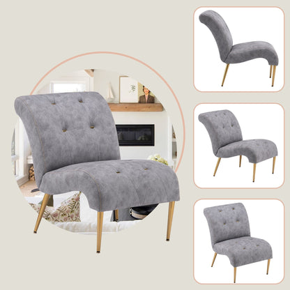 Chaise Lounge Couch Upholstered Accent Chair for Bedroom Living Room Chairs