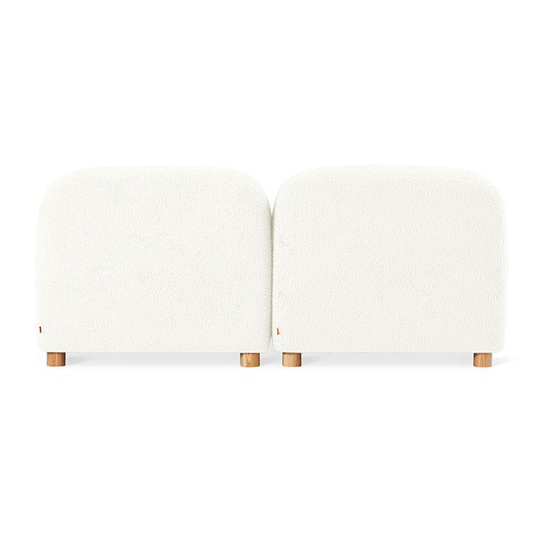 Gus* Modern Circuit Modular 2 pc Armless Sofa