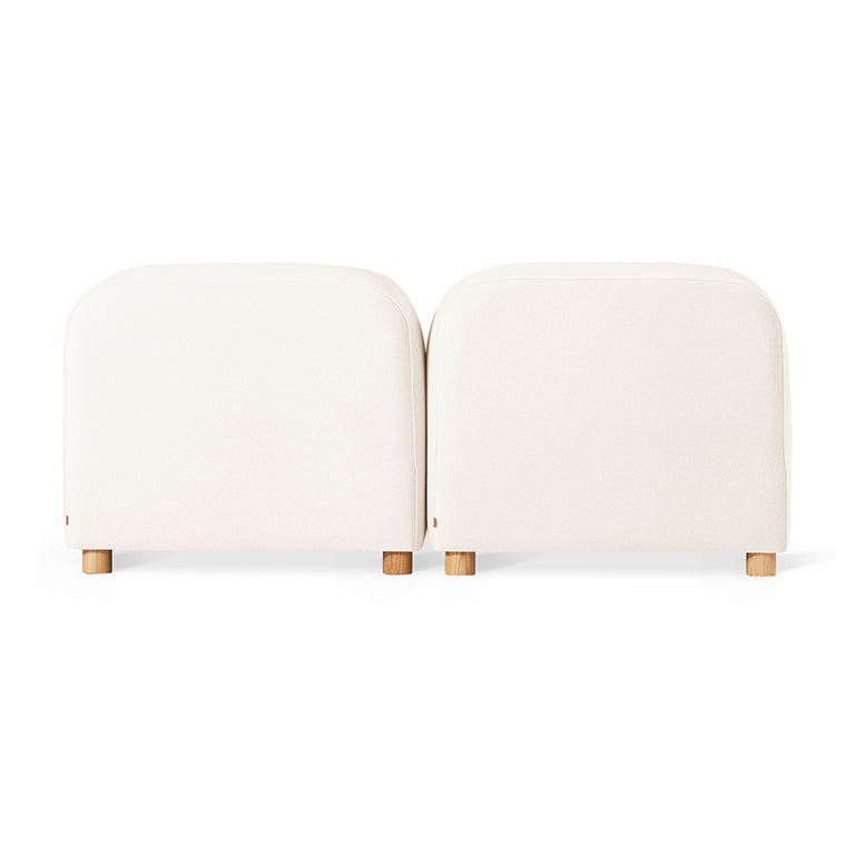 Gus* Modern Circuit Modular 2 pc Armless Sofa