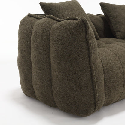 Comfortable square recliner sofa