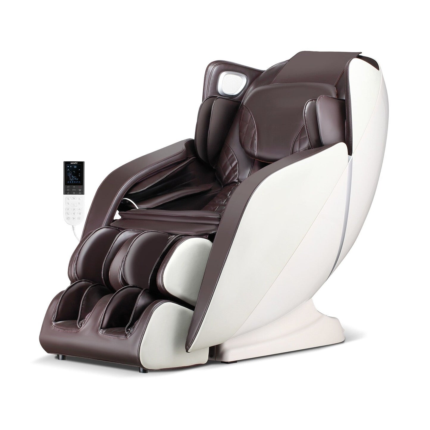 Costway Full Body Massage Chair with Voice Control Heat Foot Roller