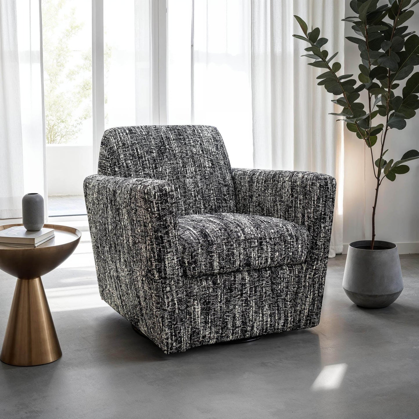 Calder Swivel Club Chair