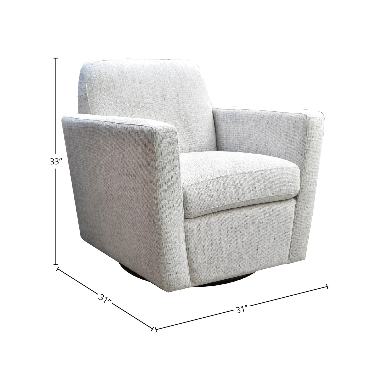 Calder Swivel Club Chair