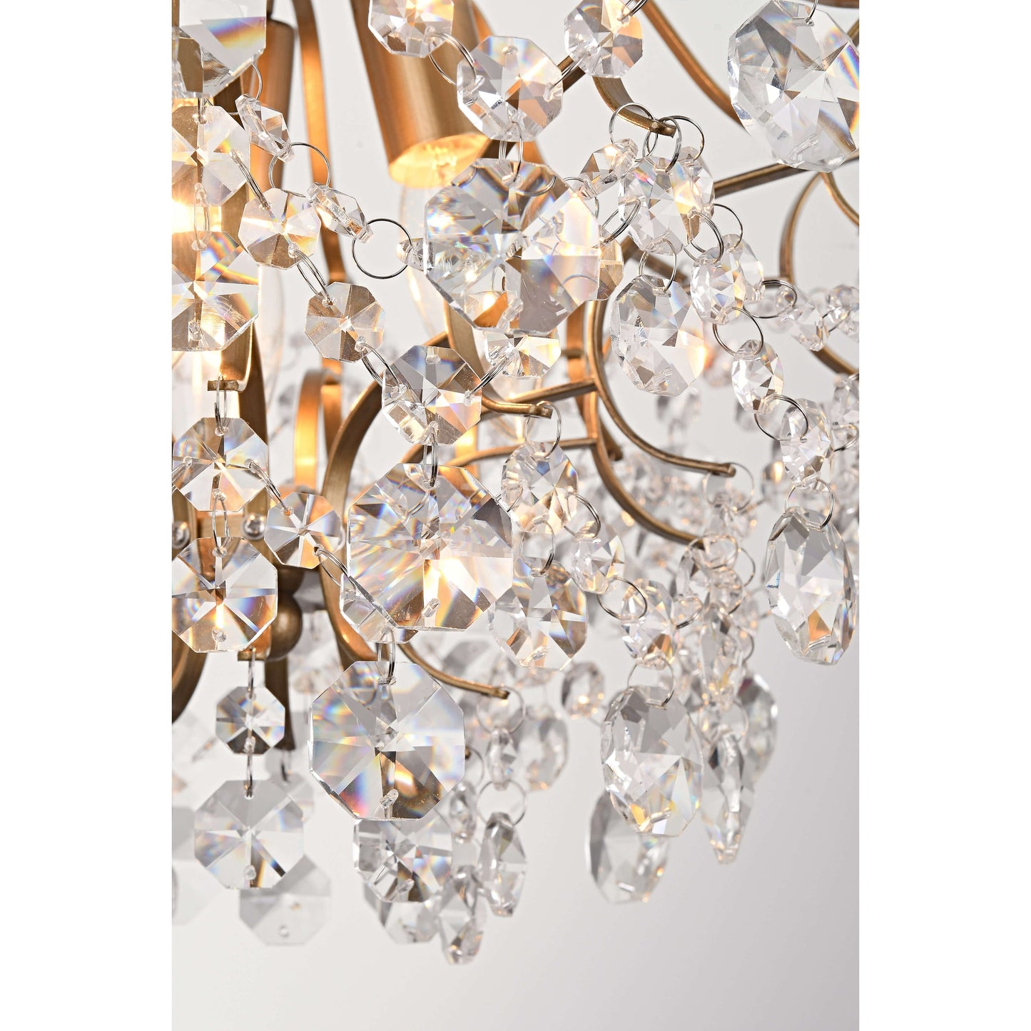 Dalia Elegant Indoor 3-light Crystal Flush Mount
