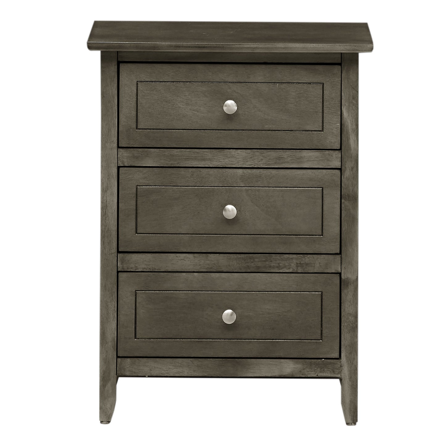 Daniel 3-drawer Transitional Wooden Nightstand