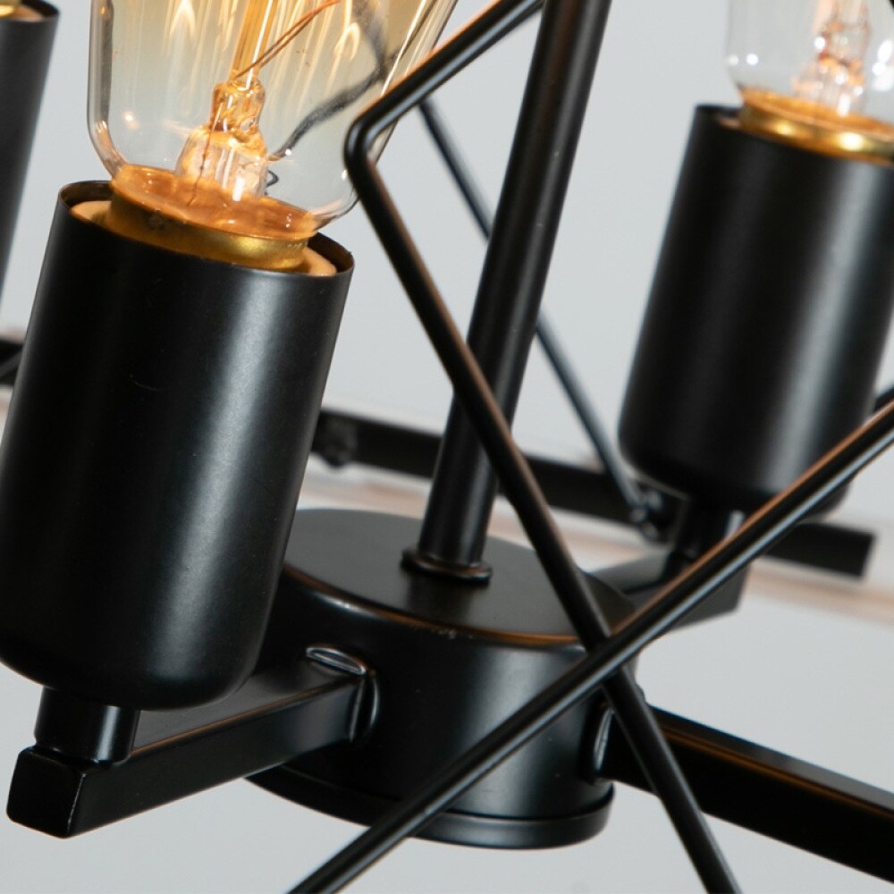 Dimmable 4-Light Farmhouse Chandeliers Light for Dining Room No Bulb