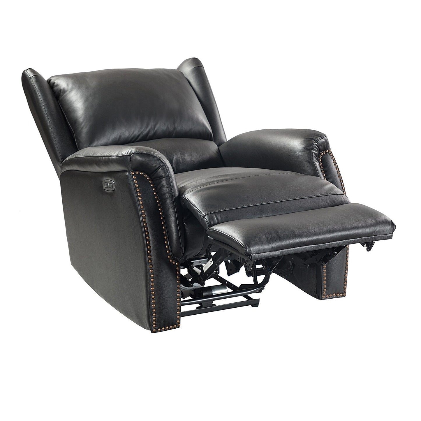 Eduardo Genuine Leather Power Recliner with USB Port Set of 2