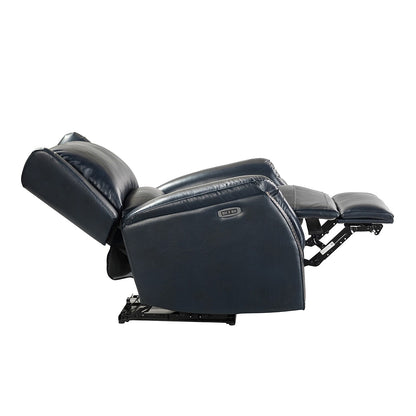 Eduardo Genuine Leather Power Recliner with USB Port Set of 2