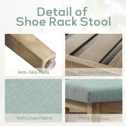 Entryway Shoe Bench Storage Bench Upholstered Bench