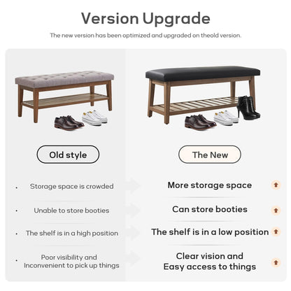 Entryway Shoe Bench Storage Bench Upholstered Bench