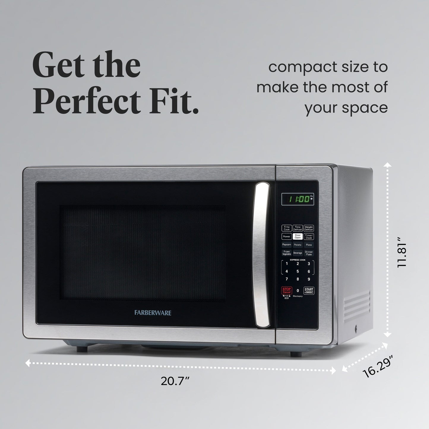 Farberware Classic 1.1 Cu. Ft. 1000-Watt Microwave Oven