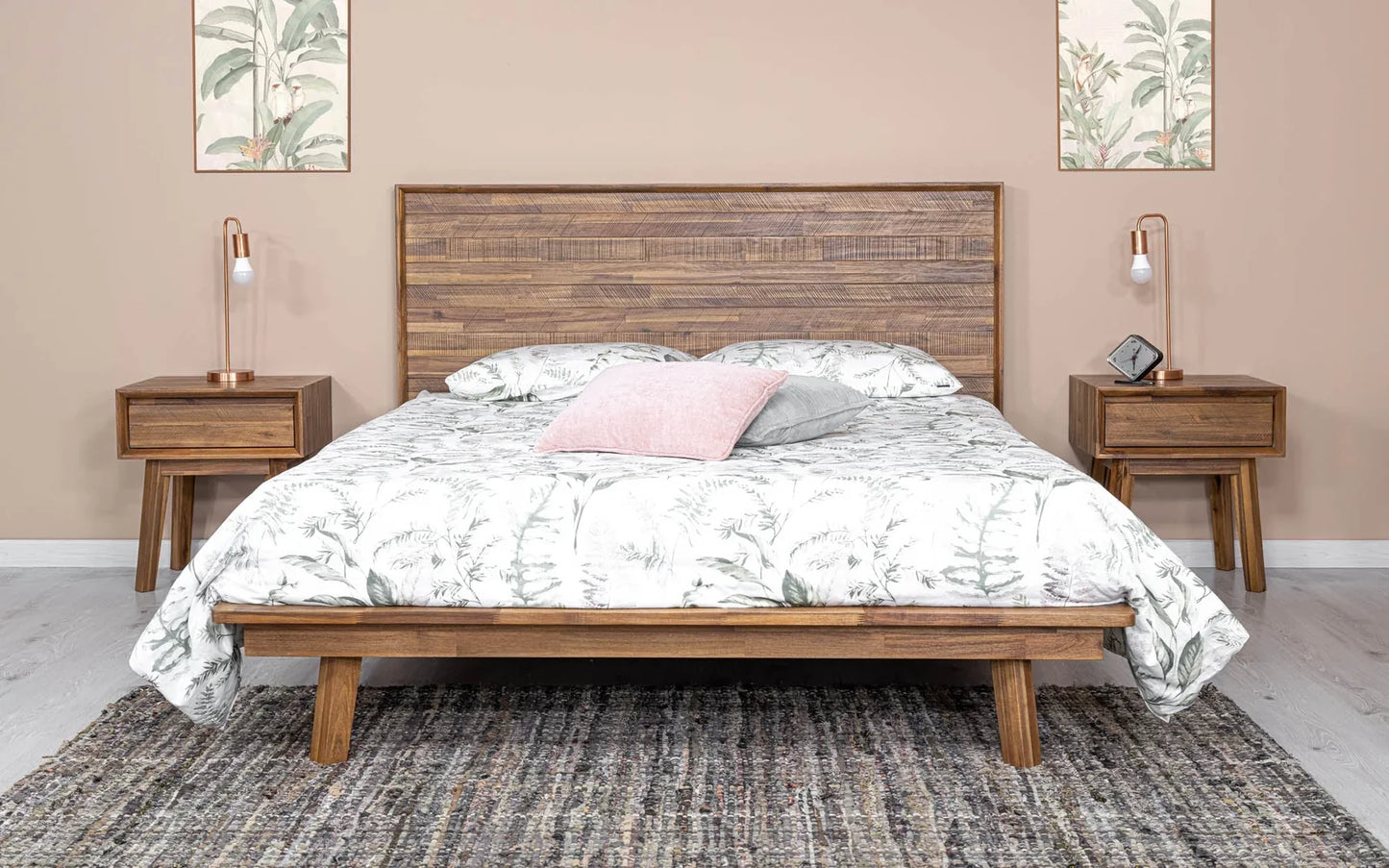 Giada Wood Platform Bed