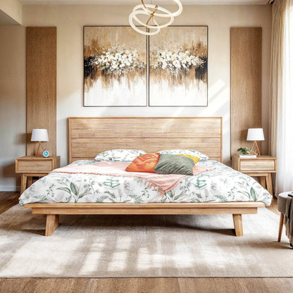 Giada Wood Platform Bed