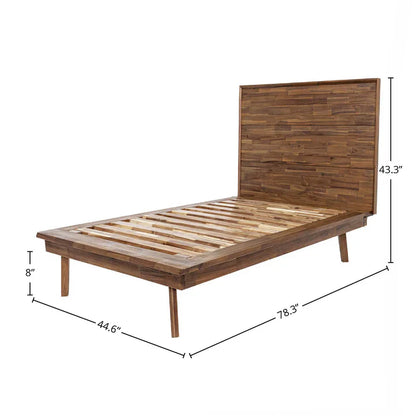 Giada Wood Platform Bed
