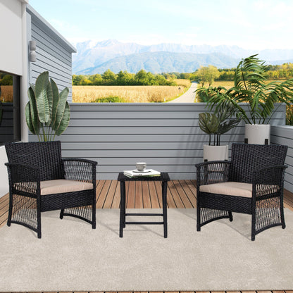 Heritage Outdoor 3-piece Wicker Bistro Patio Set