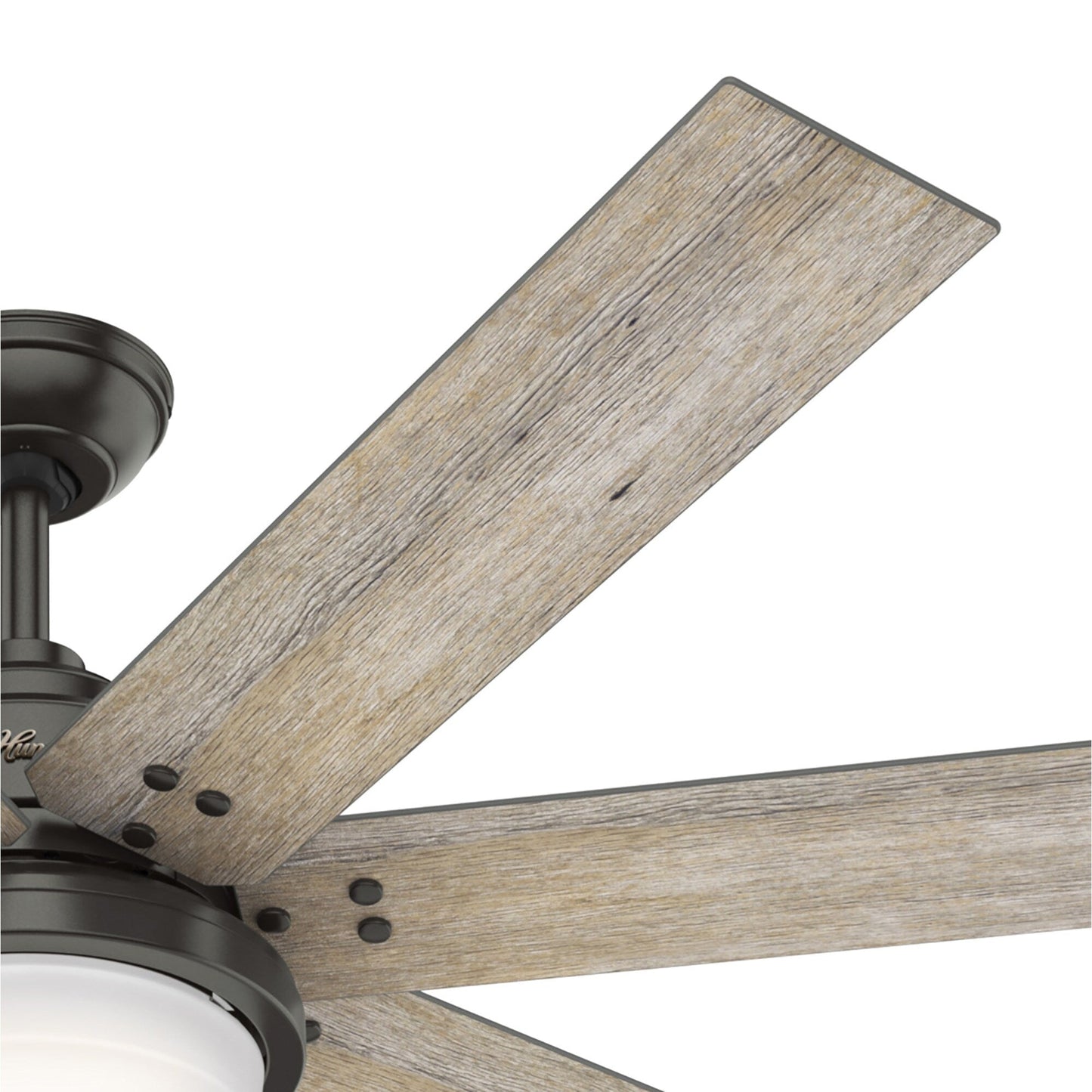 Hunter WiFi Whittington Ceiling Fan with LED Light, Handheld Remote - Windmill - Industrial, Farmhouse, Rustic - SMART FAN!