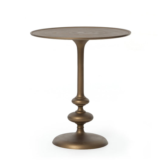 Merlin Matchstick Pedestal Table