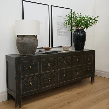 Reid 10 drawer Reclaimed Wood Sideboard